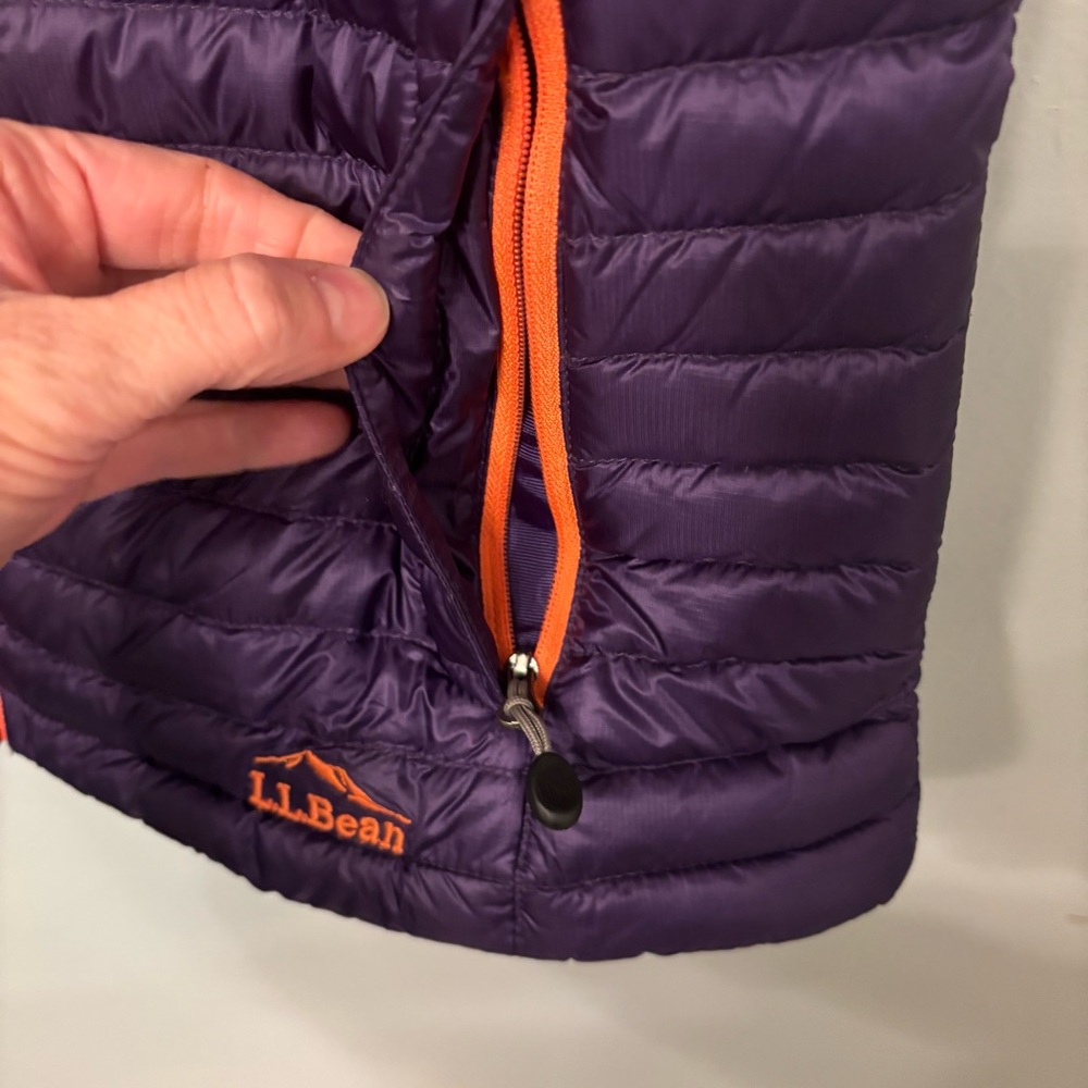 L.L. Bean Deep Purple Puffer Vest - Picture 7 of 13